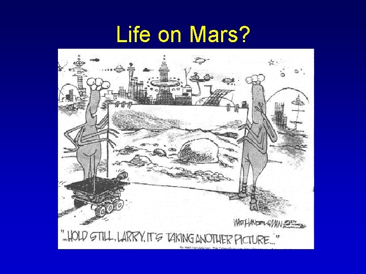 Life on Mars? 