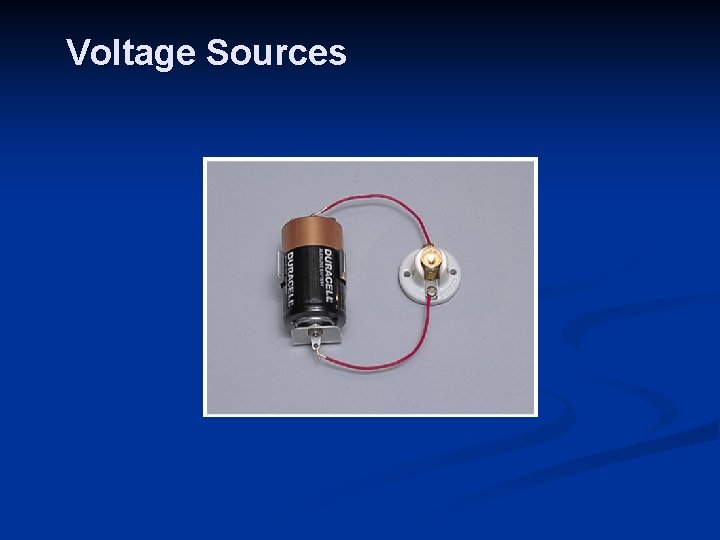Voltage Sources 