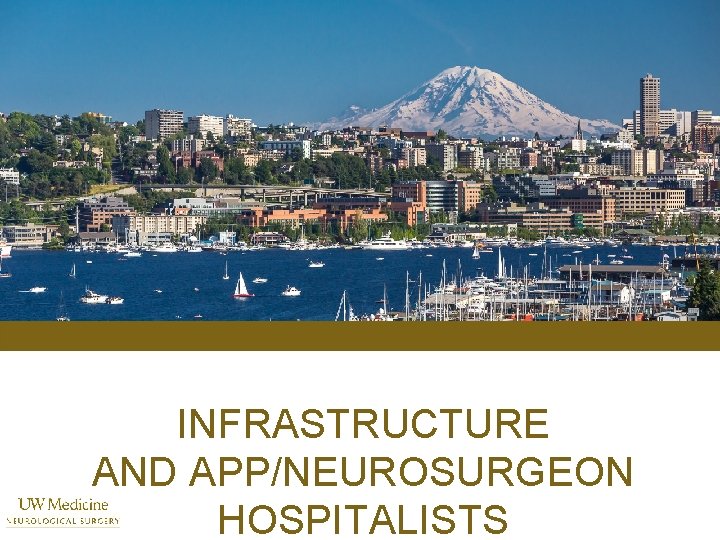 INFRASTRUCTURE AND APP/NEUROSURGEON HOSPITALISTS 