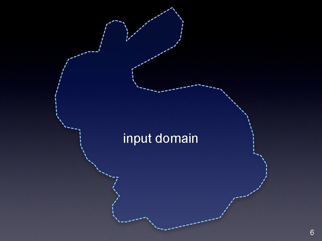input domain 6 input domain 6