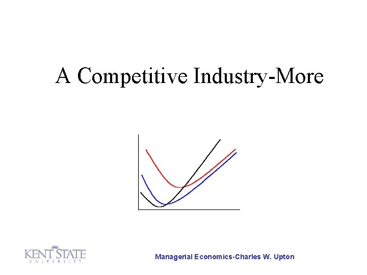 A Competitive Industry-More Managerial Economics-Charles W. Upton 