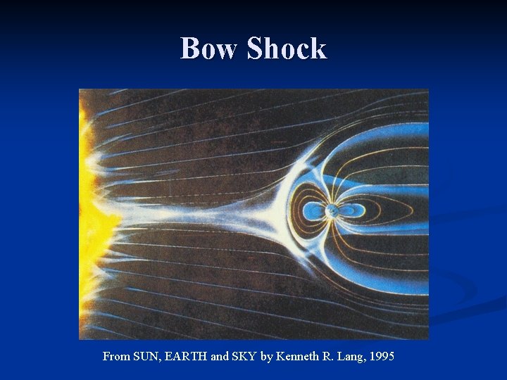 Bow Shock From SUN, EARTH and SKY by Kenneth R. Lang, 1995 