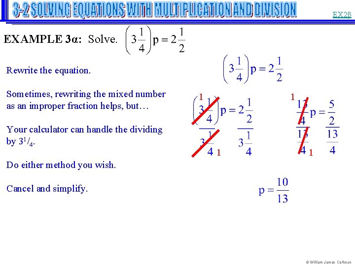 Chapter 03 Section 02 Solving Equation with Multiplication