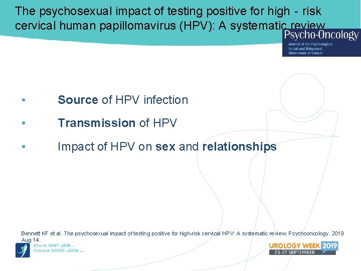 The psychosexual impact of testing positive for high‐risk cervical human papillomavirus (HPV): A systematic