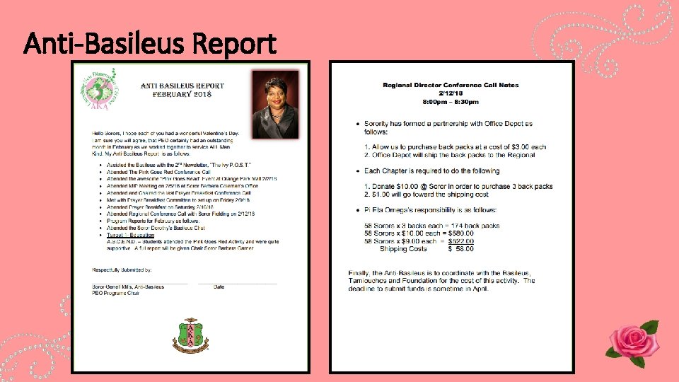 Anti-Basileus Report 