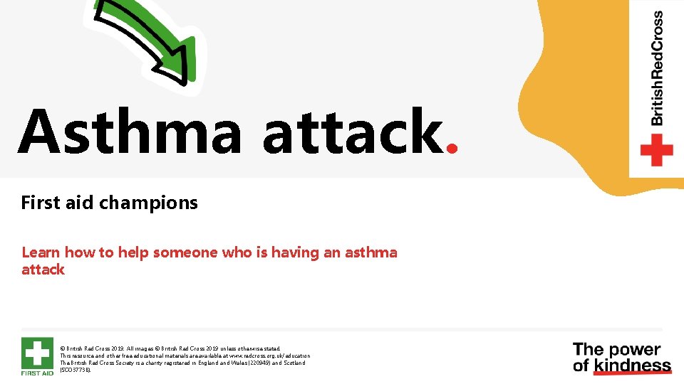Asthma attack. First aid champions Learn how to help someone who is having an