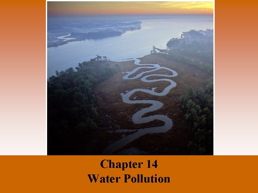 Chapter 14 Water Pollution 