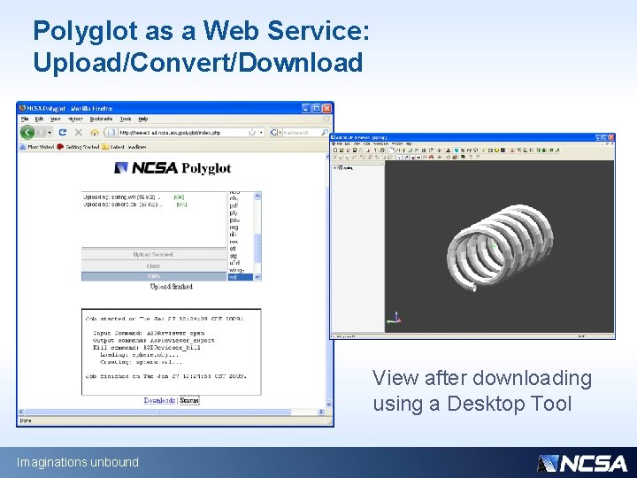 Polyglot as a Web Service: Upload/Convert/Download View after downloading using a Desktop Tool Imaginations