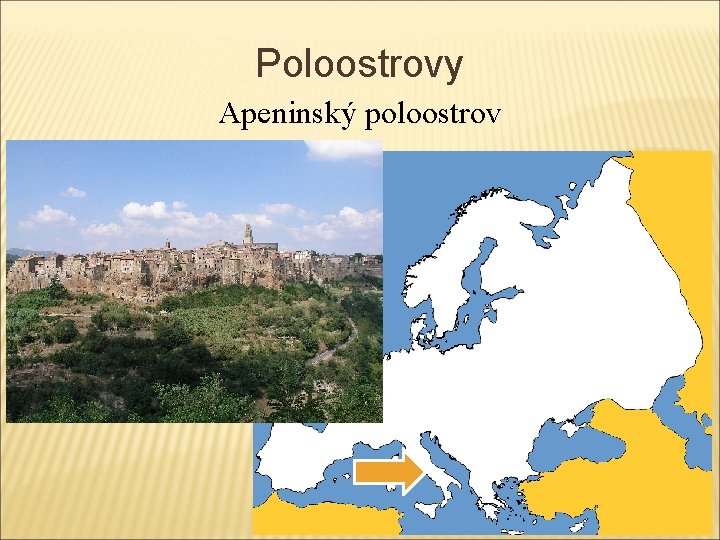 Poloostrovy Apeninský poloostrov 