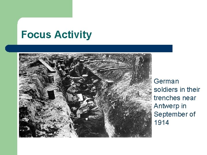 Introduction to WWI Chapter 11 World War One