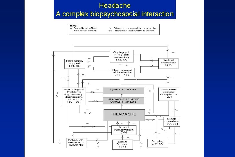 Headache A complex biopsychosocial interaction 