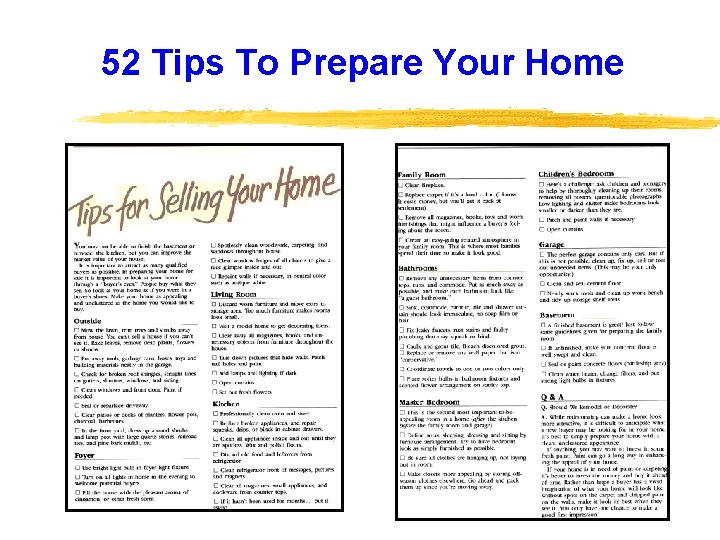 52 Tips To Prepare Your Home 