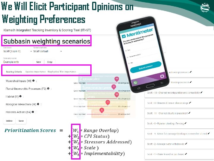 We Will Elicit Participant Opinions on Weighting Preferences We Will Elicit Participant Opinions on Weighting Preferences