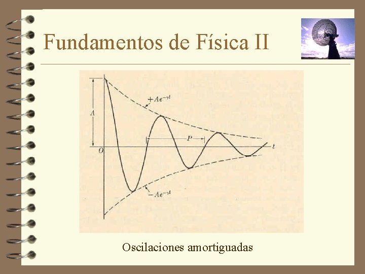 Fundamentos de Física II Oscilaciones amortiguadas 