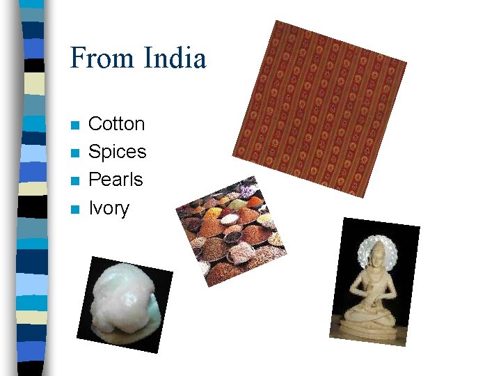 From India n n Cotton Spices Pearls Ivory 