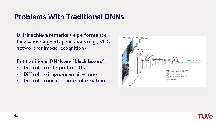 Problems With Traditional DNNs achieve remarkable performance for a wide range of applications (e.