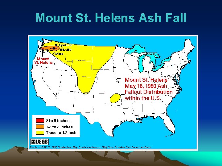 Mount St. Helens Ash Fall 