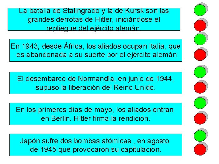 La batalla de Stalingrado y la de Kursk son las grandes derrotas de Hitler,