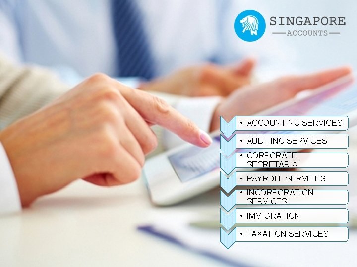  • ACCOUNTING SERVICES • AUDITING SERVICES • CORPORATE SECRETARIAL • PAYROLL SERVICES •