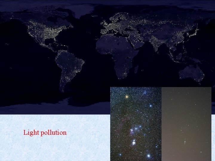 Light pollution 