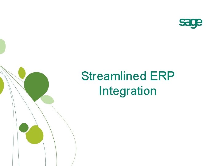 Streamlined ERP Integration 