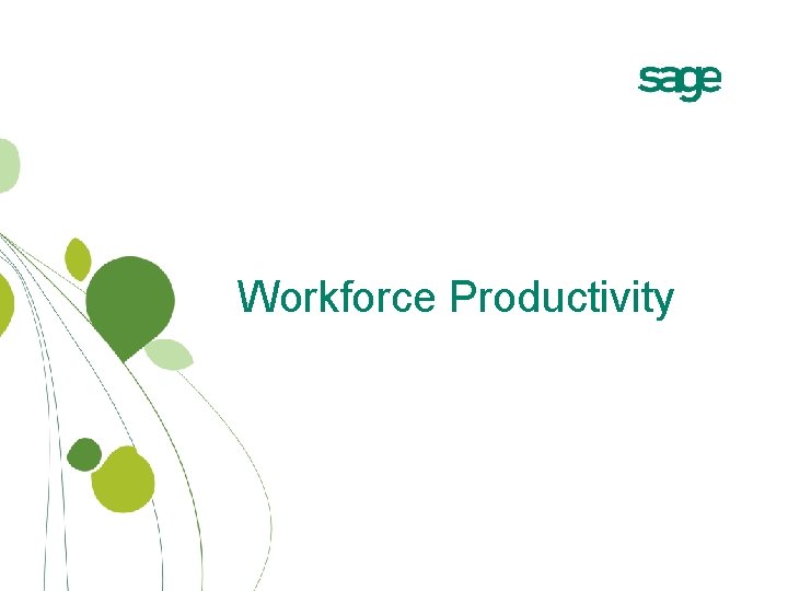 Workforce Productivity 