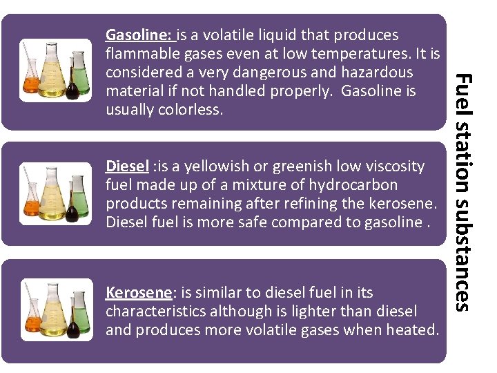 Diesel : is a yellowish or greenish low viscosity fuel made up of a