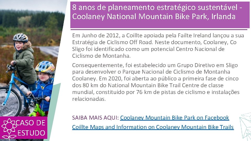 8 anos de planeamento estratégico sustentável Coolaney National Mountain Bike Park, Irlanda Em Junho