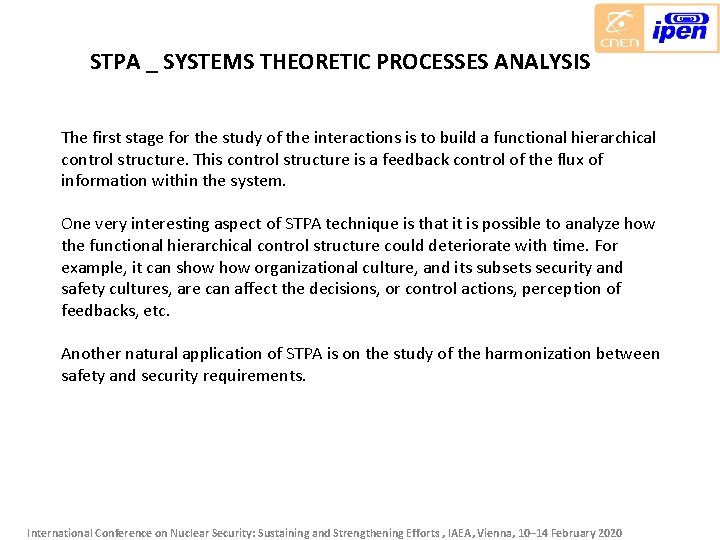 A SYSTEMIC APPROACH TO INFORMATION AND CYBER SECURITY
