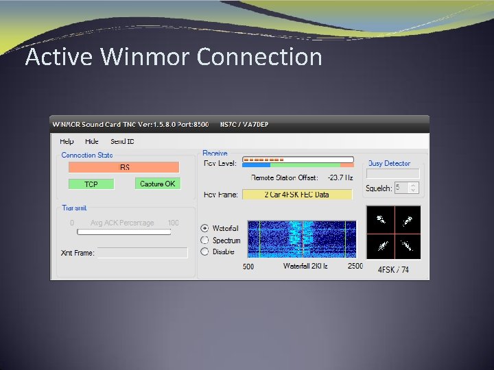 Active Winmor Connection 