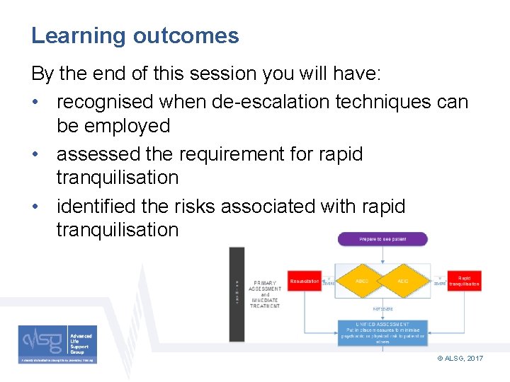 Learning outcomes By the end of this session you will have: • recognised when