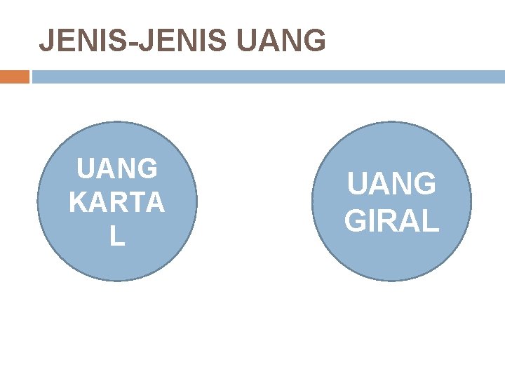JENIS-JENIS UANG KARTA L UANG GIRAL 