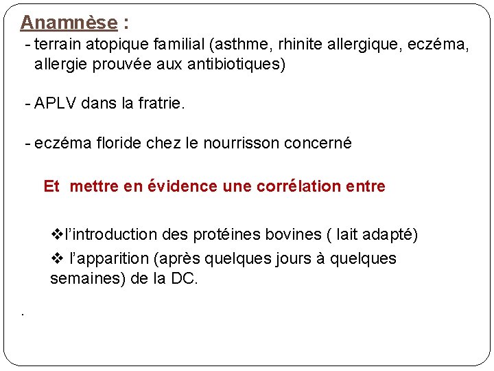 Diarrhees Chroniques De Lenfant Module De Pdiatrie Anne