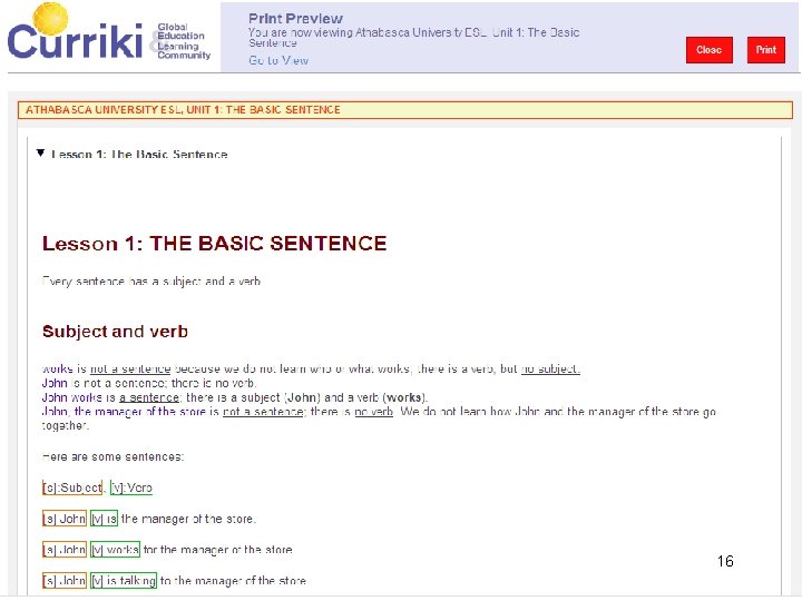 View a User’s Collection 16 