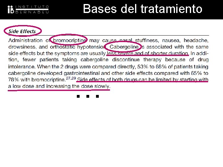 Bases del tratamiento … 