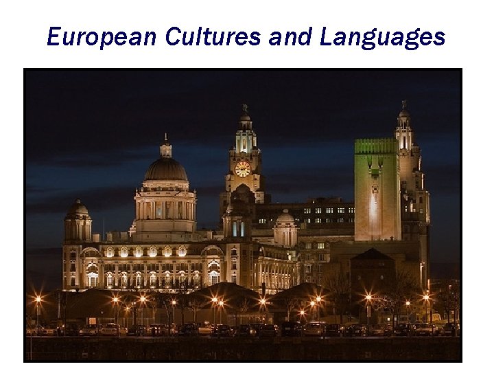 European Cultures and Languages 