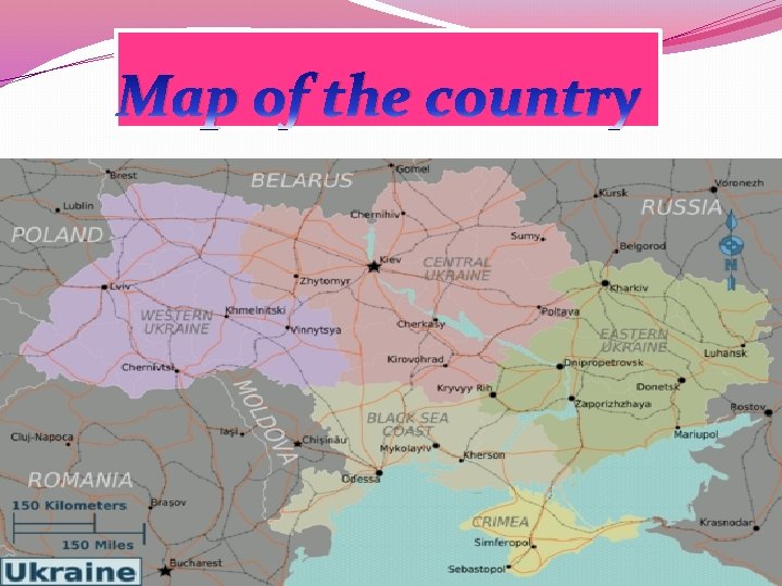 Map of the country 