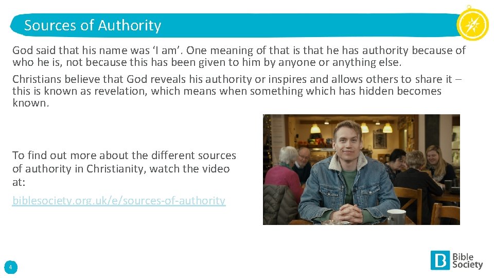 Sources of Authority God said that his name was ‘I am’. One meaning of