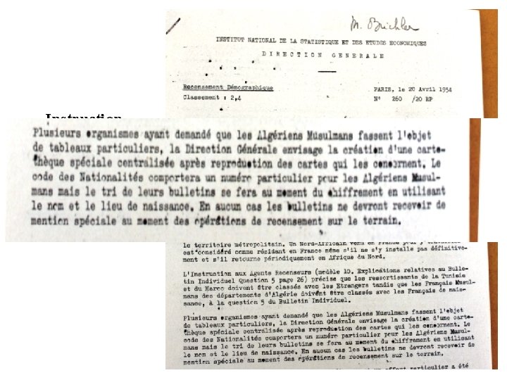 Instruction relative au recensement des nordafricains (20/04/1954) 35 