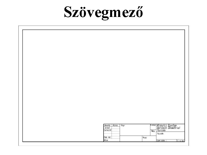 Szövegmező Szövegmező