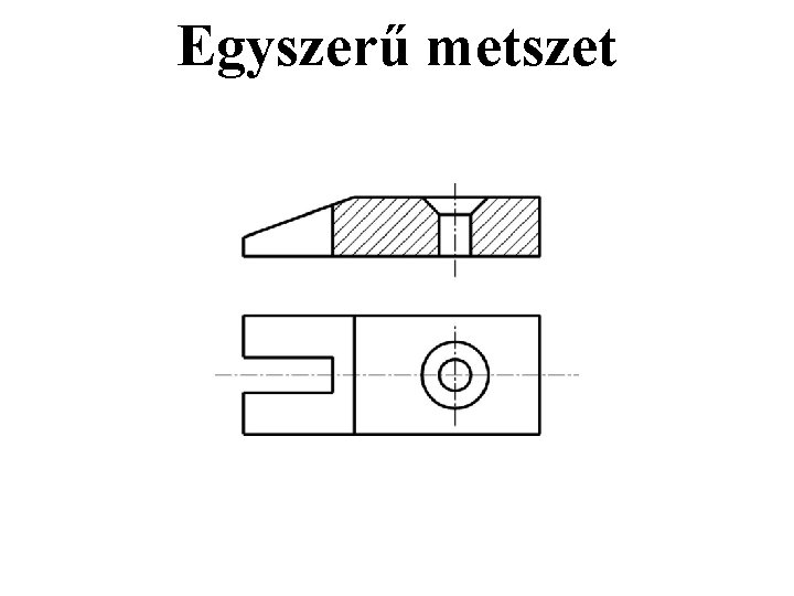 Egyszerű metszet Egyszerű metszet