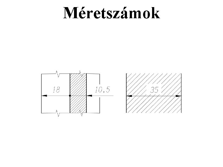 Méretszámok Méretszámok