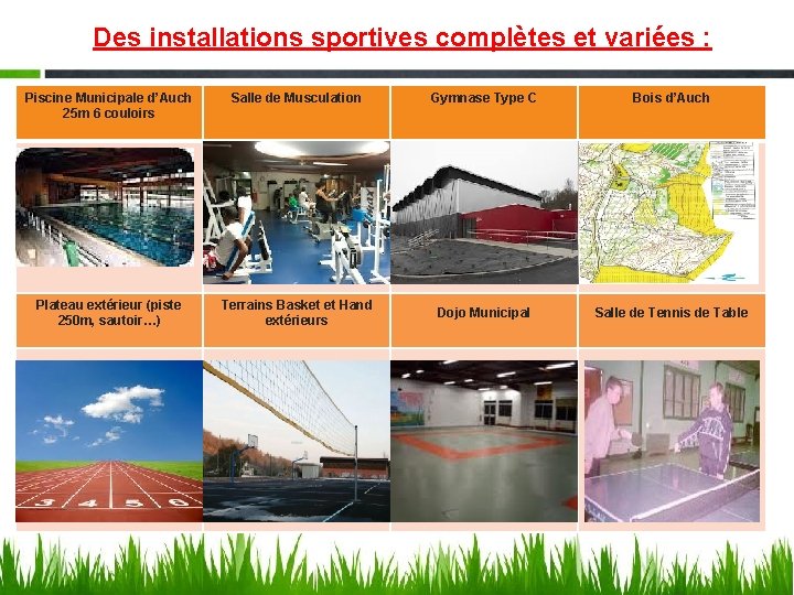 Des installations sportives complètes et variées : Piscine Municipale d’Auch 25 m 6 couloirs