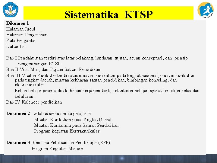 Dikumen 1 Halaman Judul Halaman Pengesahan Kata Pengantar Daftar Isi Sistematika KTSP Bab I