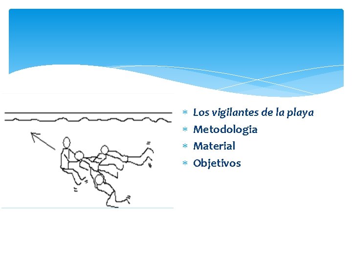  Los vigilantes de la playa Metodologia Material Objetivos 