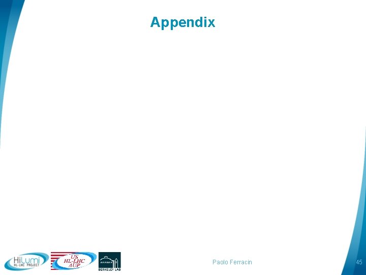 Appendix Paolo Ferracin 45 