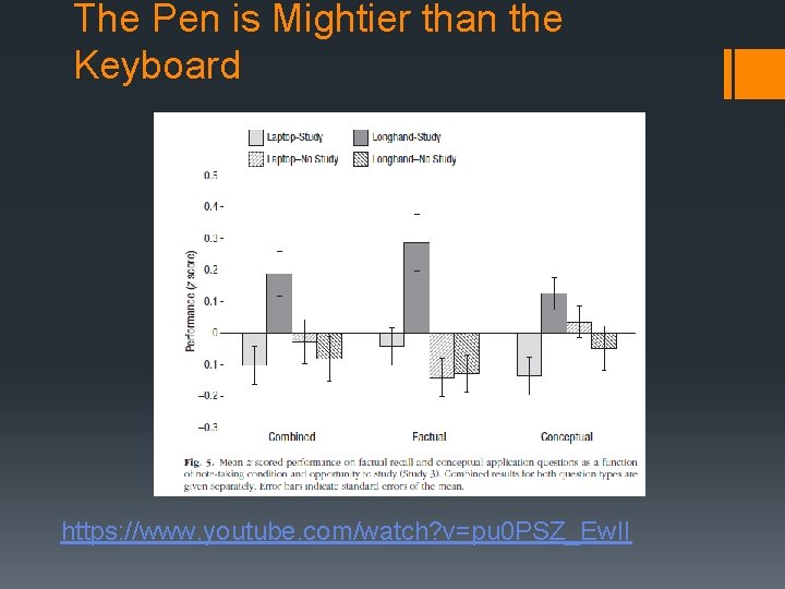 The Pen is Mightier than the Keyboard https: //www. youtube. com/watch? v=pu 0 PSZ_Ew.