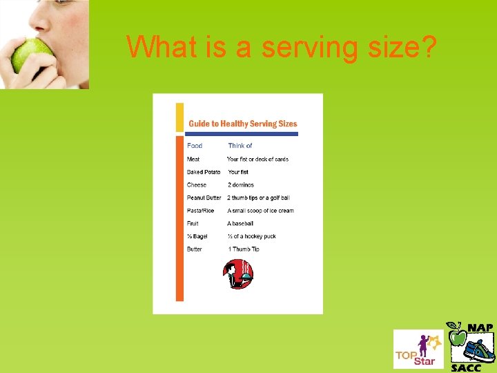 What is a serving size? 