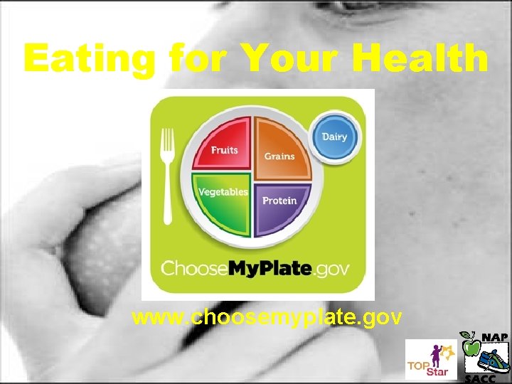 Eating for Your Health www. choosemyplate. gov 