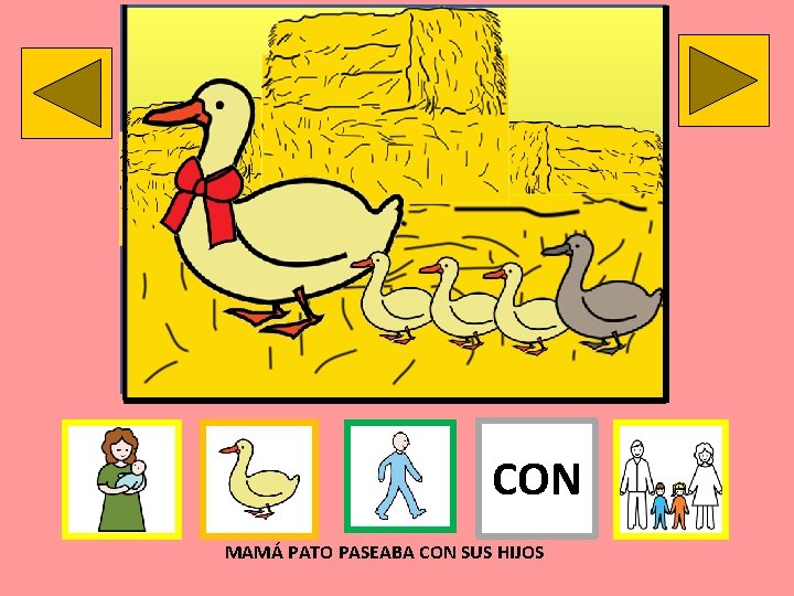 CON MAMÁ PATO PASEABA CON SUS HIJOS 